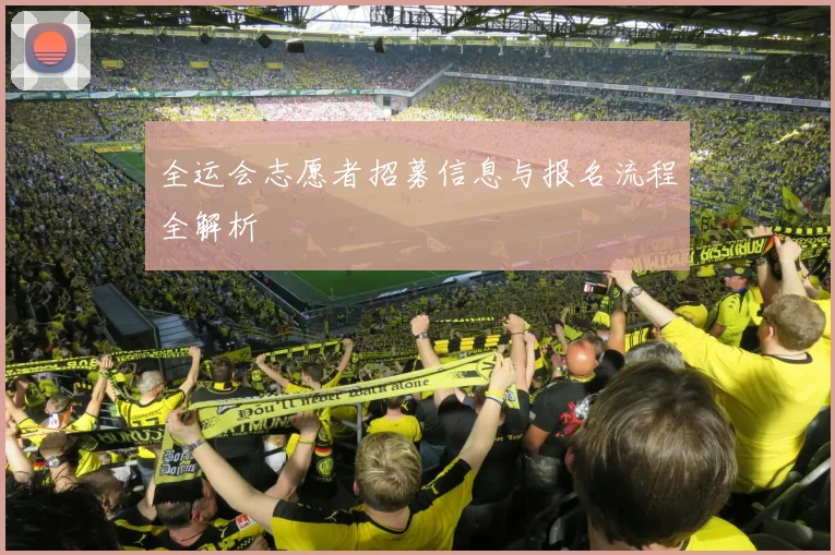 全运会志愿者招募信息与报名流程全解析